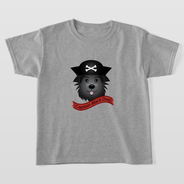 Captain Black Dog - Kids' Basic T - Shirt (Ablage )
