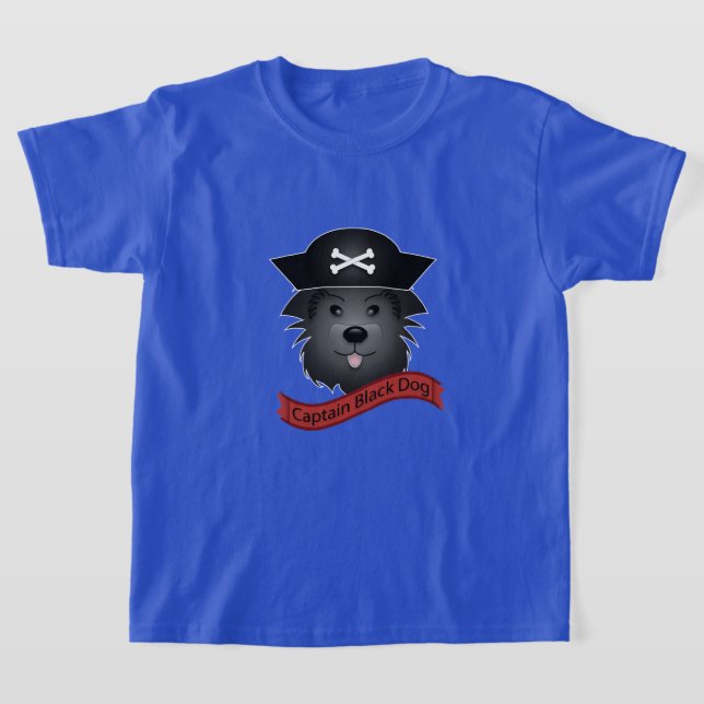 Captain Black Dog - Kids' Basic T - Shirt (Ablage )