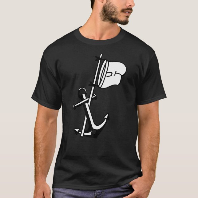 Captain Boat Anchor Captain T-Shirt (Vorderseite)