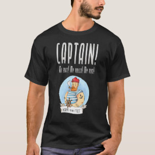 Captain Boat Sailor Seefahrer Kapitän 2 T-Shirt