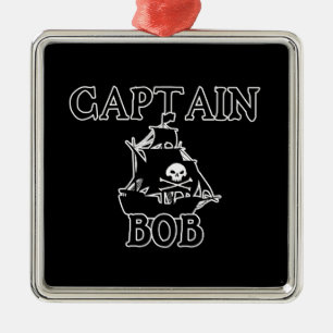 Captain Bob (Piratenschiff) Silbernes Ornament