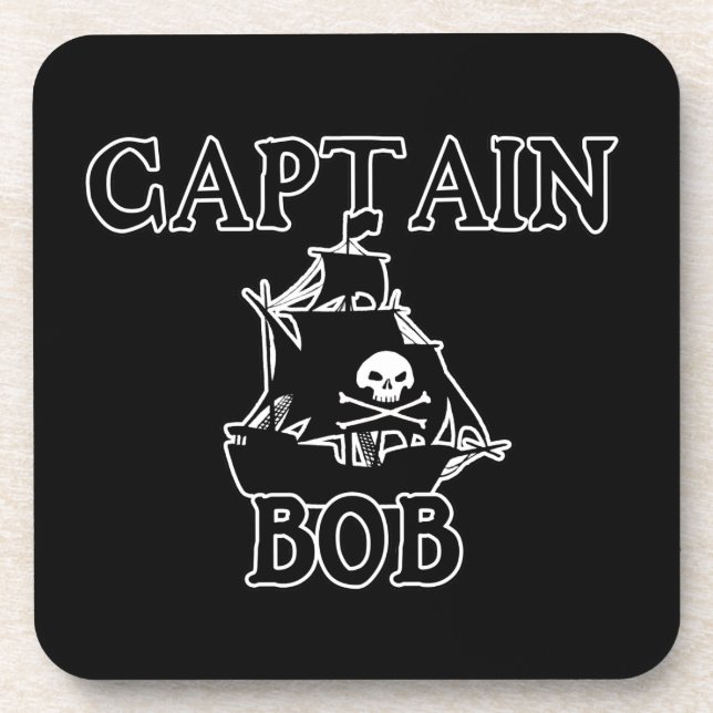 Captain Bob (Piratenschiff) Untersetzer (Vorderseite)
