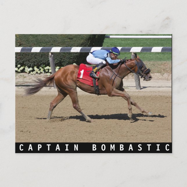 Captain Bombastic Postkarte (Vorderseite)