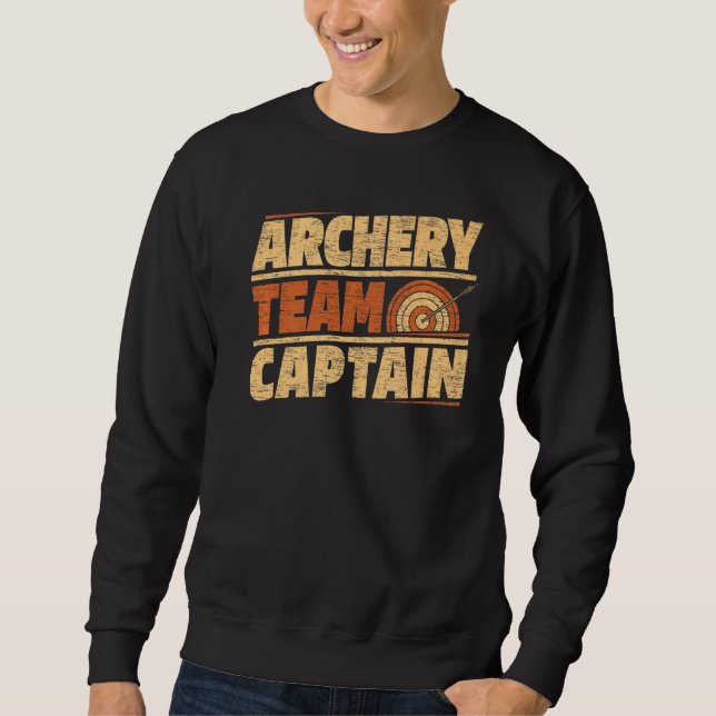Captain Bowman Bow Arrows Archery Co Sweatshirt (Vorderseite)