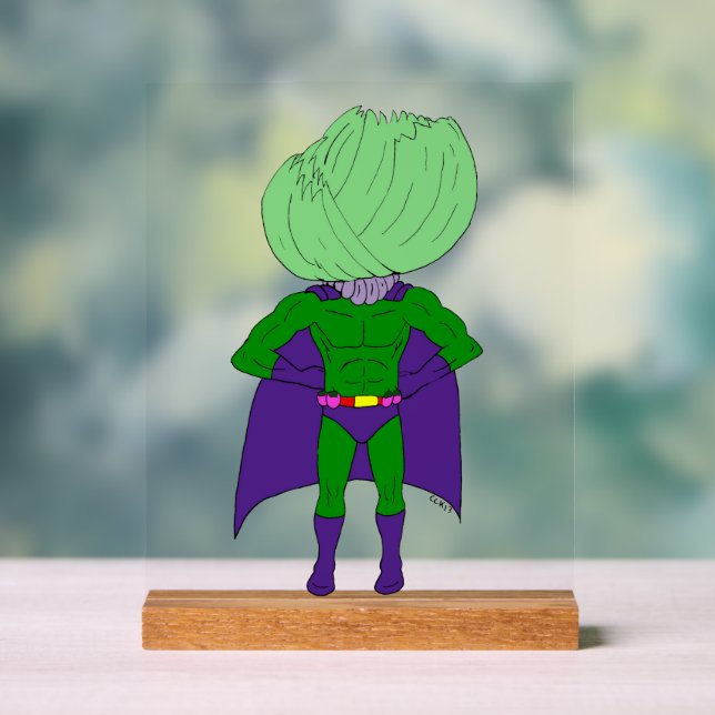 Captain Cabbage Acrylschild (Neutral)