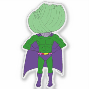 Captain Cabbage Aufkleber