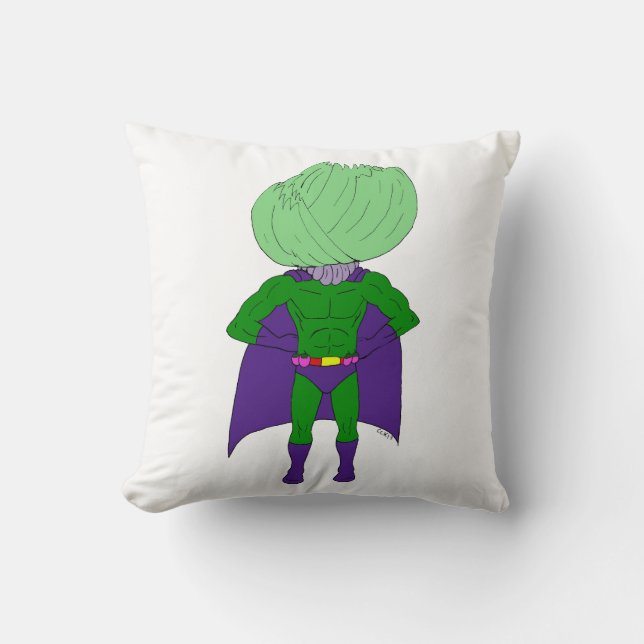 Captain Cabbage Kissen (Vorderseite)