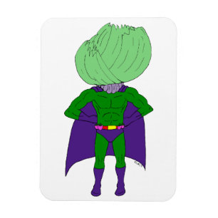 Captain Cabbage Magnet