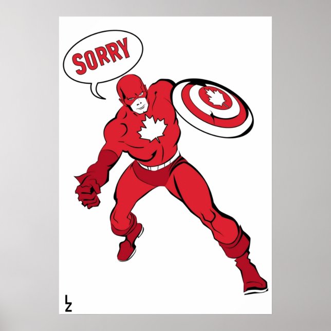 Captain Canada Poster (Vorne)