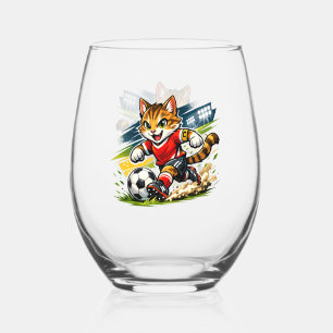 Captain Cat: Der Fußball-Sprint Weinglas Ohne Stiel