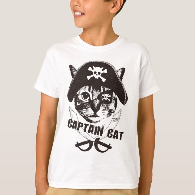 Captain Cat T-Shirt (Vorderseite)
