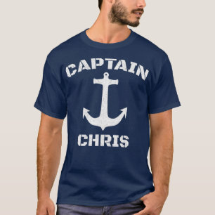 Captain Chris Personalisiert Boat Captain T-Shirt