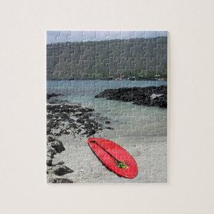 Captain Cook Hawaii Beachszene Paddleboard Puzzle
