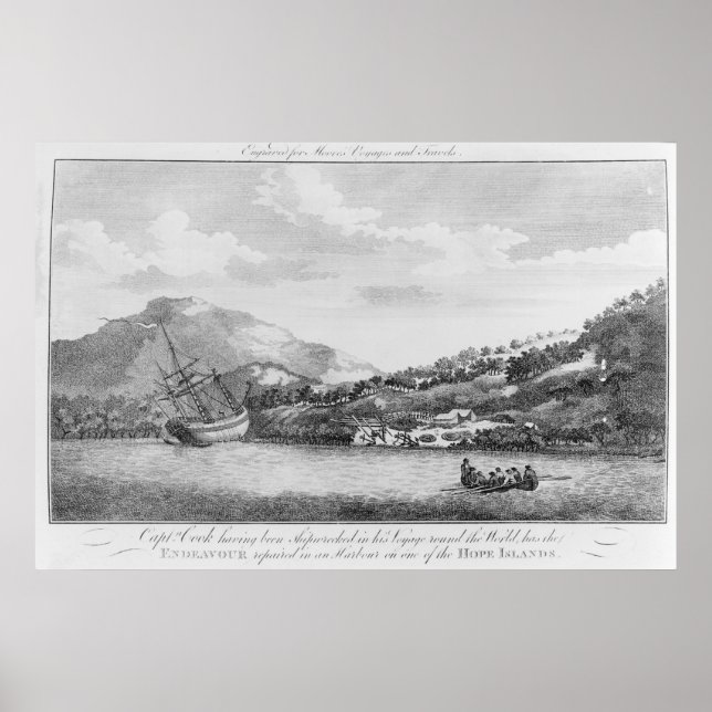 Captain Cook wurde verschifft Poster (Vorne)