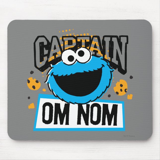 Captain Cookie Monster Mousepad (Vorne)