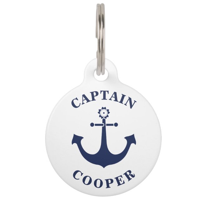 Captain Cooper nautical Haustiermarke (Vorderseite)