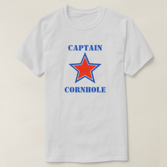 Captain Cornhole T-Shirt (Design vorne)