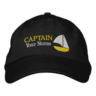 Captain - customizable bestickte baseballkappe