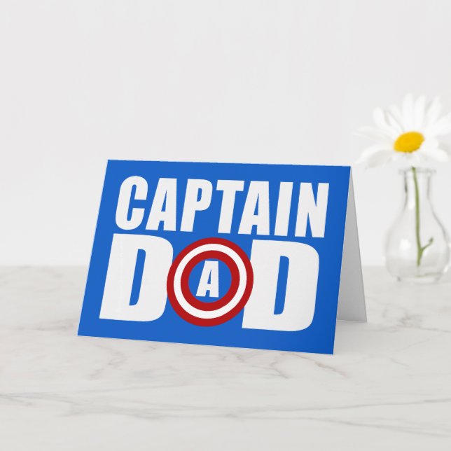 Captain Dad – Der ultimative Held Karte (Kleine Pflanze)