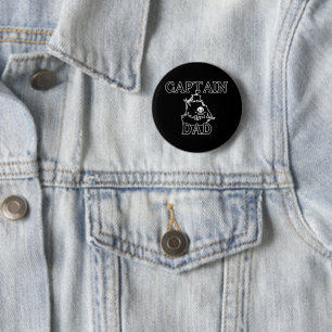 Captain Dad Knopf Button