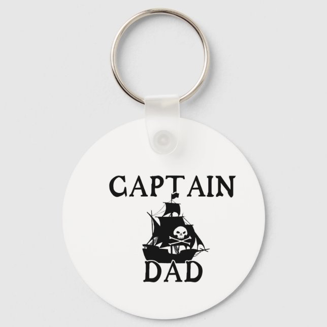 Captain Dad Schlüsselanhänger (Vorderseite)