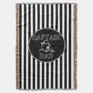 Captain Dad Wurfdecke Decke