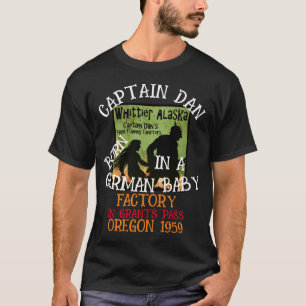 Captain Dan geborener German Baby Factory Grants P T-Shirt