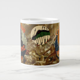 Captain Dan Halibut God of Whittier Alaska Jumbo-Tasse