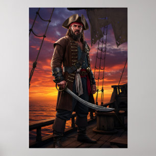 Captain der Crimson Horizon Poster