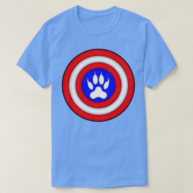 Captain Doggers Shield T-Shirt (Design vorne)