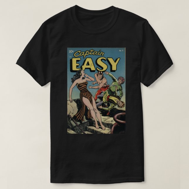 Captain Easy 011 c2c T-Shirt (Design vorne)
