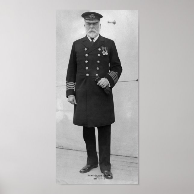 Captain Edward J. Smith 1850-1912 Poster (Vorne)