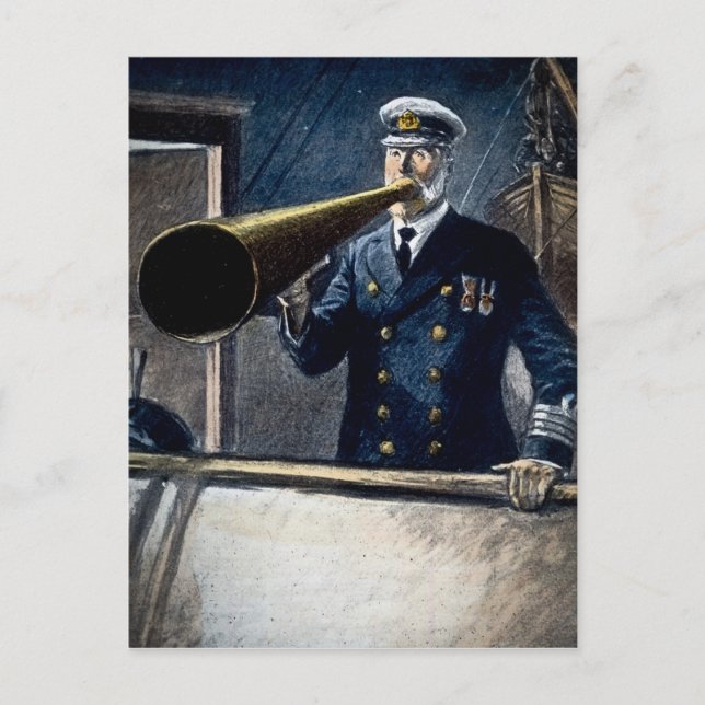 Captain Edward Smith RMS Titanic Vintag Postkarte (Vorderseite)