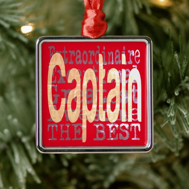 Captain Extraordinaire Ornament Aus Metall (Baum)