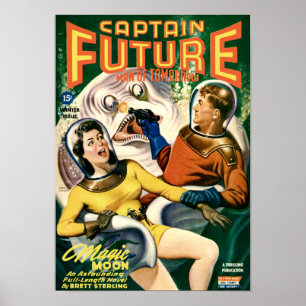 Captain Future and the White Gooey Blob Poster