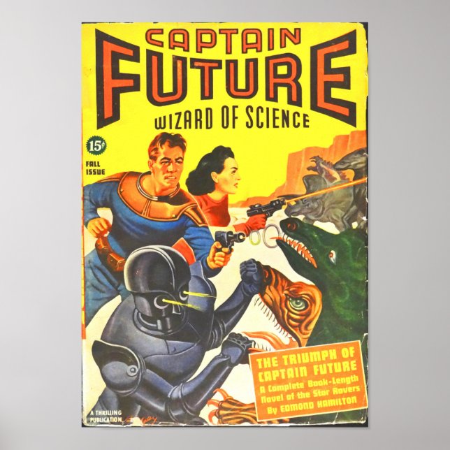 Captain Future - Die Triumphe von Captain Future Poster (Vorne)