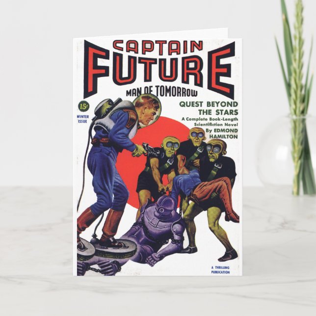 Captain Future Karte (Vorderseite)