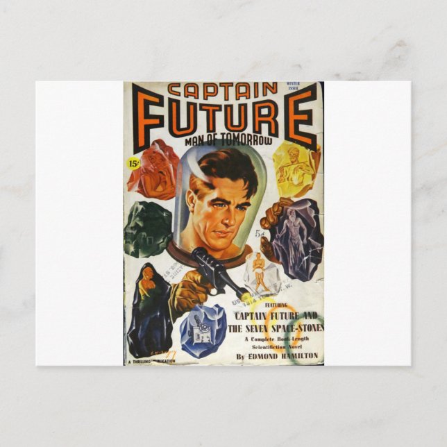Captain Future und die Raumstation Postkarte (Vorderseite)