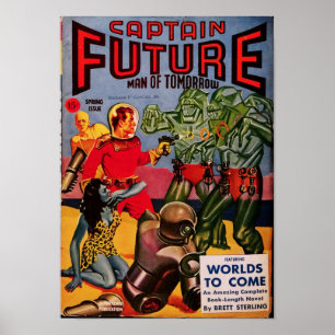 Captain Future — Wolrds of Tomorrow Poster