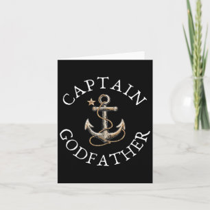 Captain Godvater Boot Segelboot Vintag Anc Karte