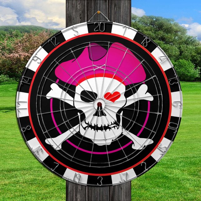 Captain Grace Dartboard & Pirates Flag, Skull-Spie Dartscheibe (Von Creator hochgeladen)
