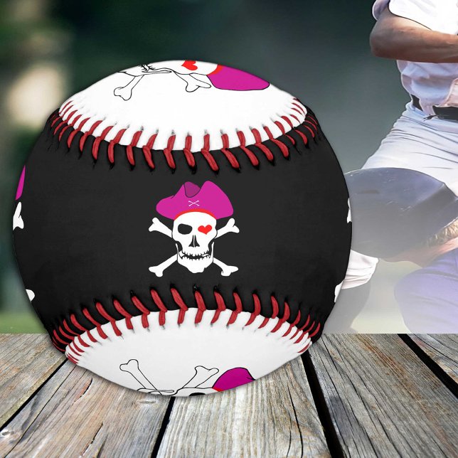 Captain Grace & Pirates Flag / Piratensport Weiß Baseball (Von Creator hochgeladen)