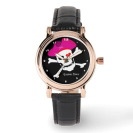 Captain Grace & Pirates Flag, Skull / Bootmode Armbanduhr