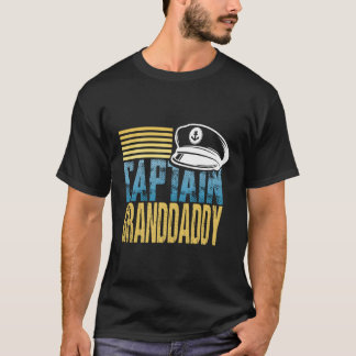 Captain Granddaddy segelt Captain Boat T-Shirt