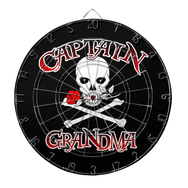 Captain Grandma Dartscheibe (vorne)