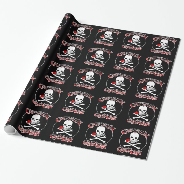 Captain Grandma Geschenkpapier (Ungerollt)