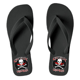 Captain Grandpa Flip Flops