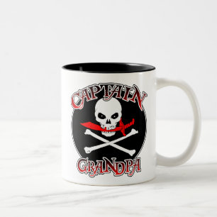 Captain Grandpa Zweifarbige Tasse