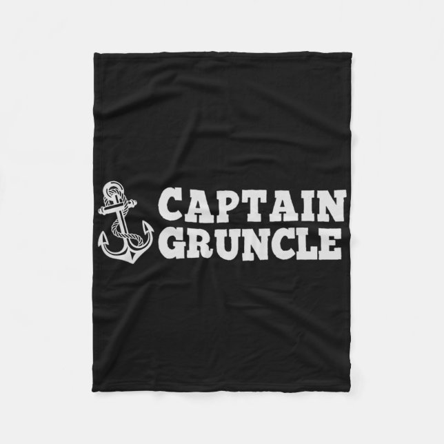 Captain Gruncle Segelboot Vintages Boot Ancho Fleecedecke (Vorderseite)