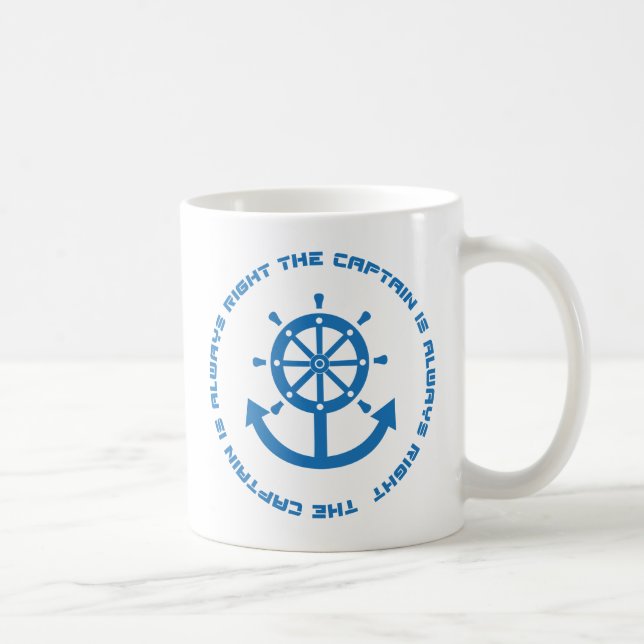 Captain hat immer recht kaffeetasse (Rechts)